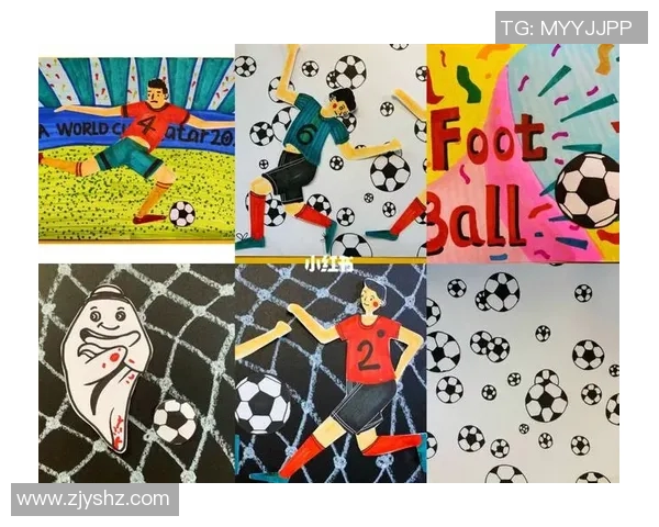 简单绘画风格呈现足球明星背景图的创意设计与艺术表达